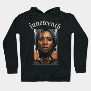 juneteenth African American woman Hoodie